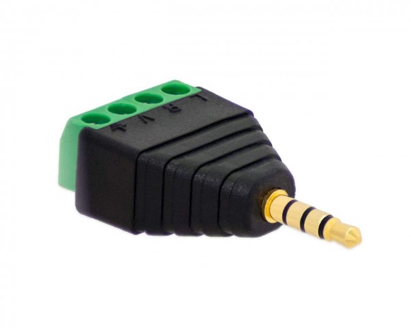 Adapter: jack 3.5mm to 4x terminal